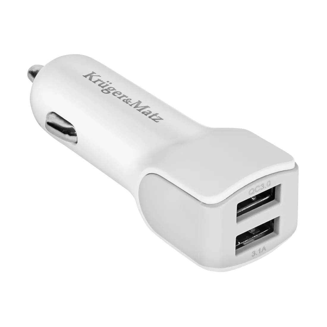 Incarcator Auto USB Dual 2.1A si 1A K&M