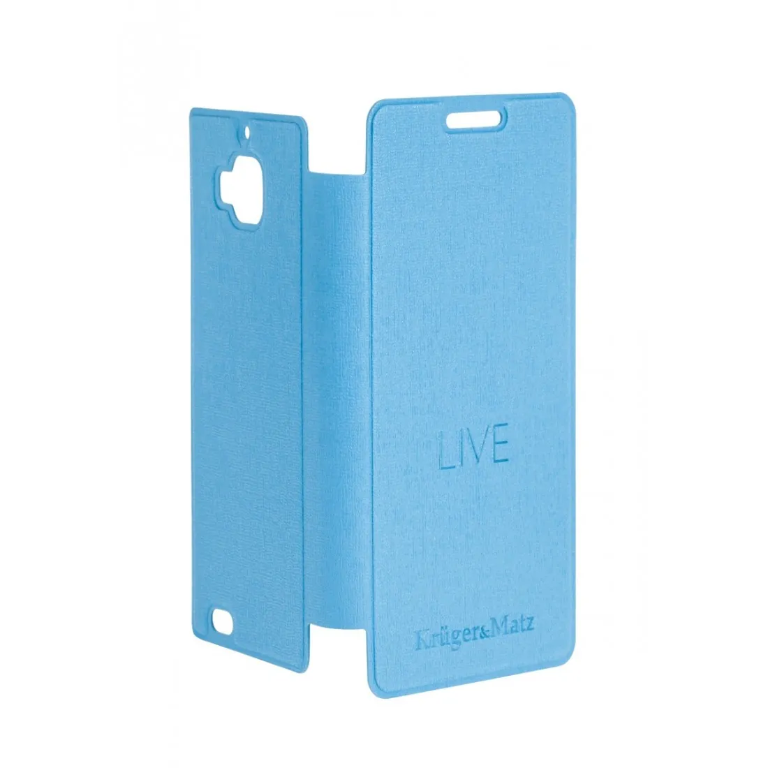 Flip Cover Albastru Live Kruger&Matz