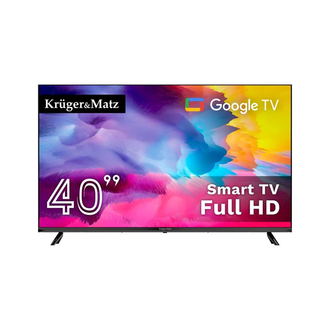 Google Smart TV 5.0 40 Inch 101CM H265 HEVC Kruger&Matz