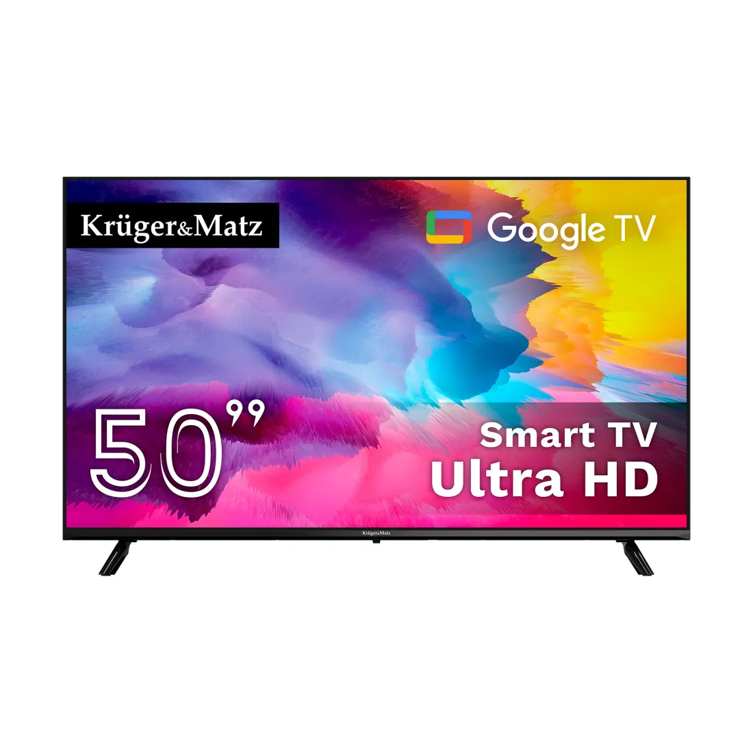 Google Smart TV 50 Inch 126CM Ultrahd 4K Kruger&Matz