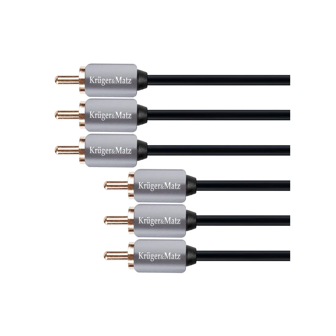 Cablu 3RCA-3RCA 1.8M Kruger&Matz