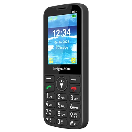 Telefon GSM Seniori 4G Buton SOS Kruger&Matz