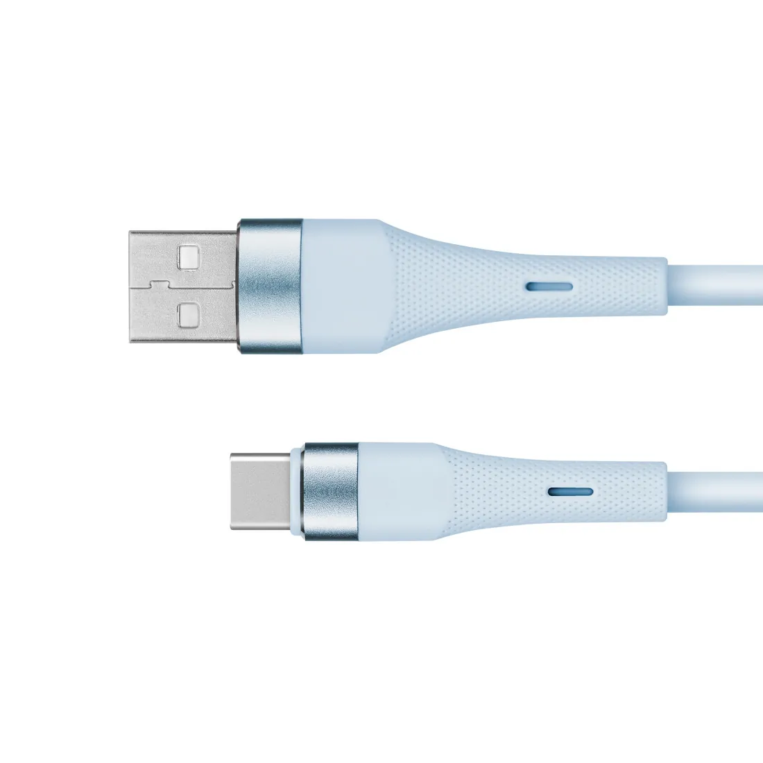 Cablu Silicon USB-USB Type C 1M Basic Kruger&Matz