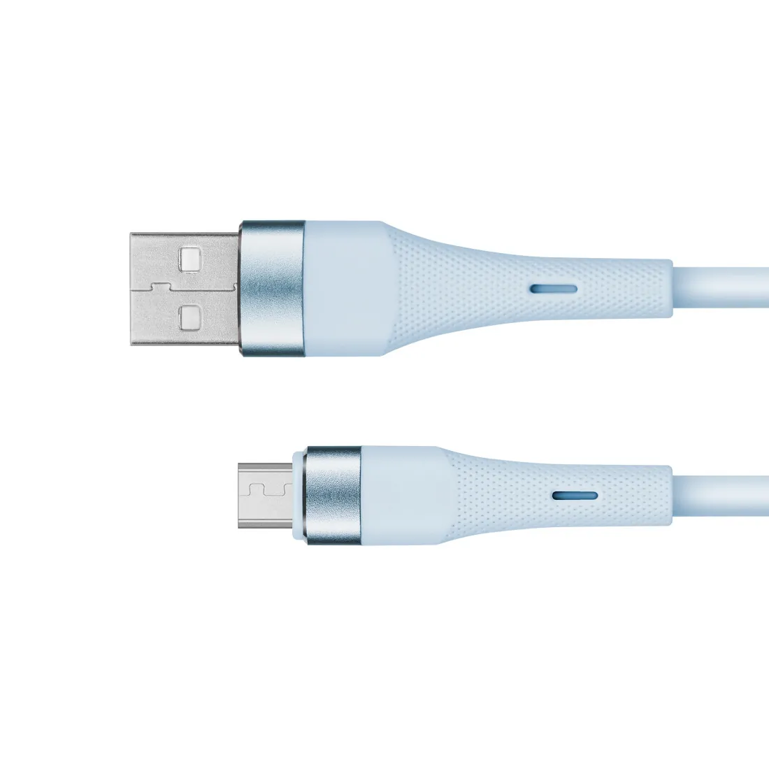 Cablu Silicon USB-Micro USB 1M Basic Kruger&Matz