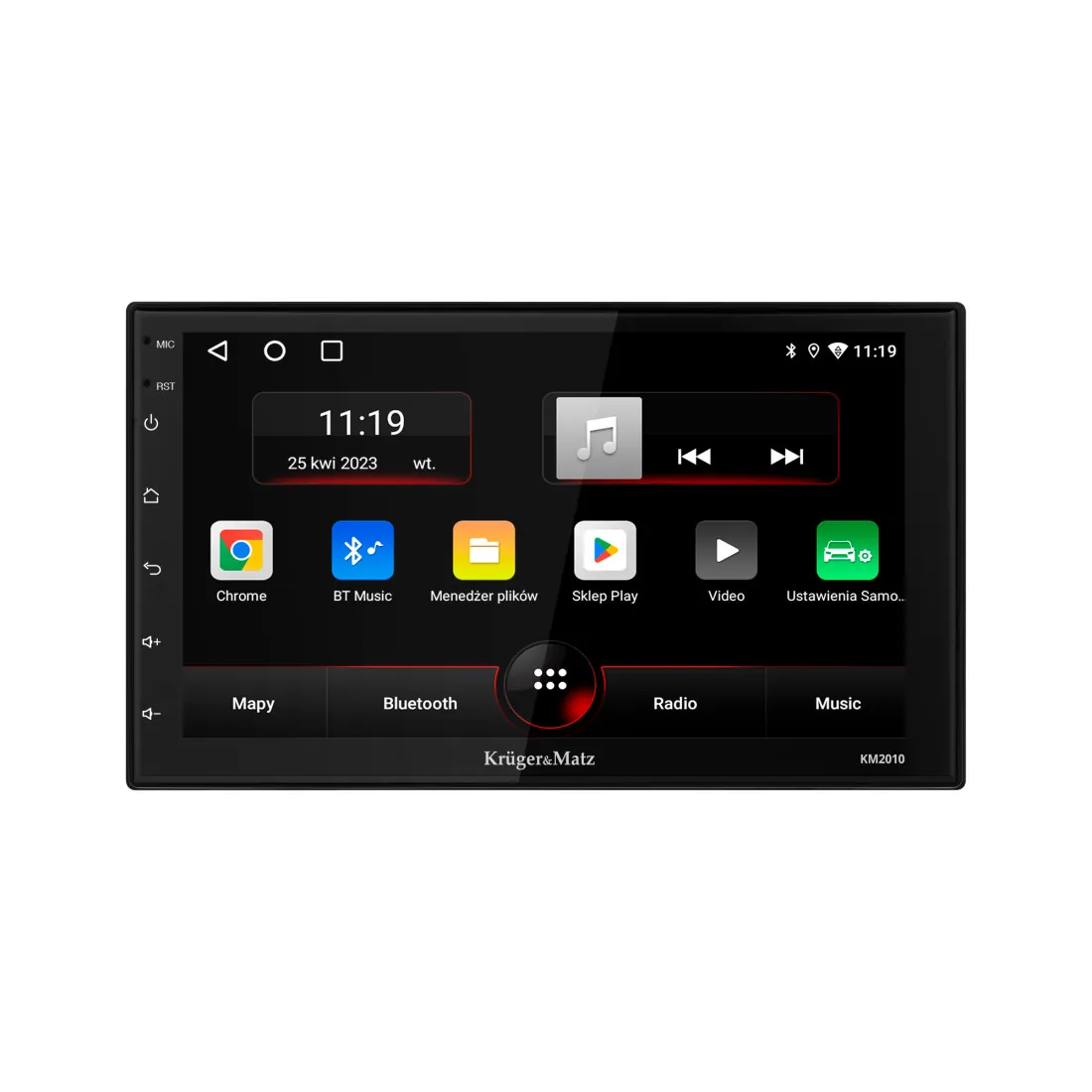 Radio Player 2 din Carplay/Android Auto Kruger&Matz