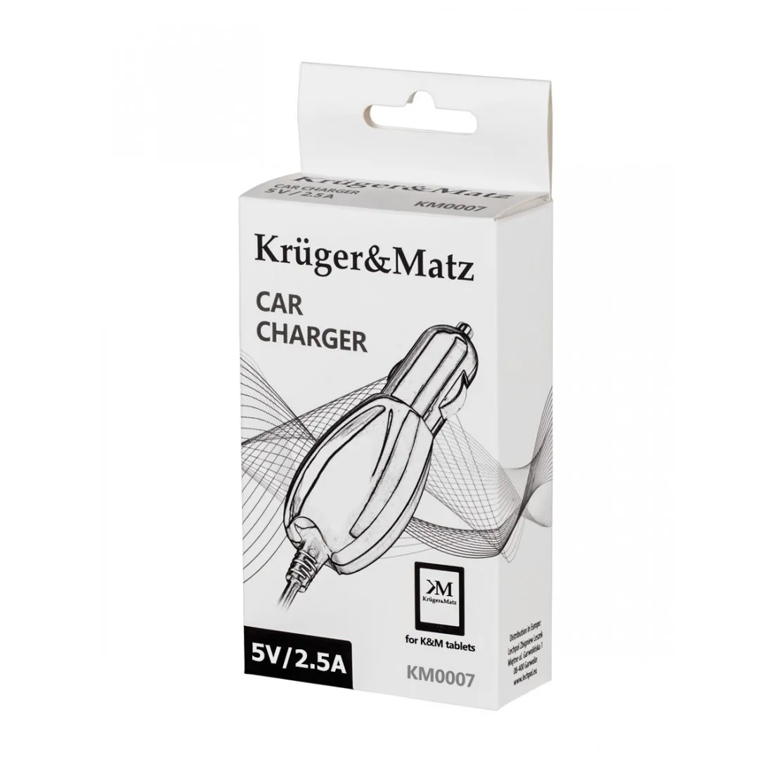 Alimentator Auto Tableta 5V 2.5A Kruger&Matz