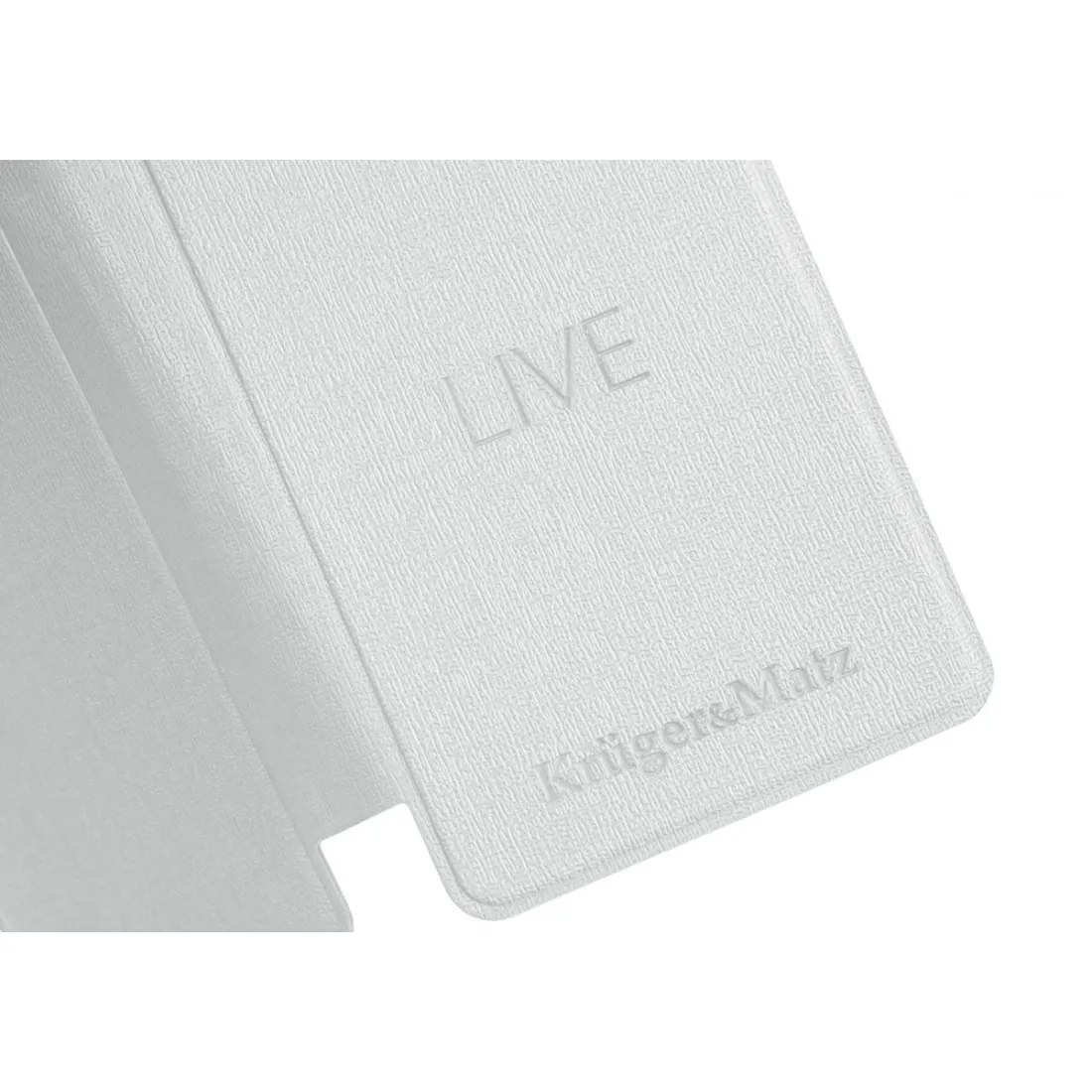 Flip Cover Alb Live Kruger&Matz