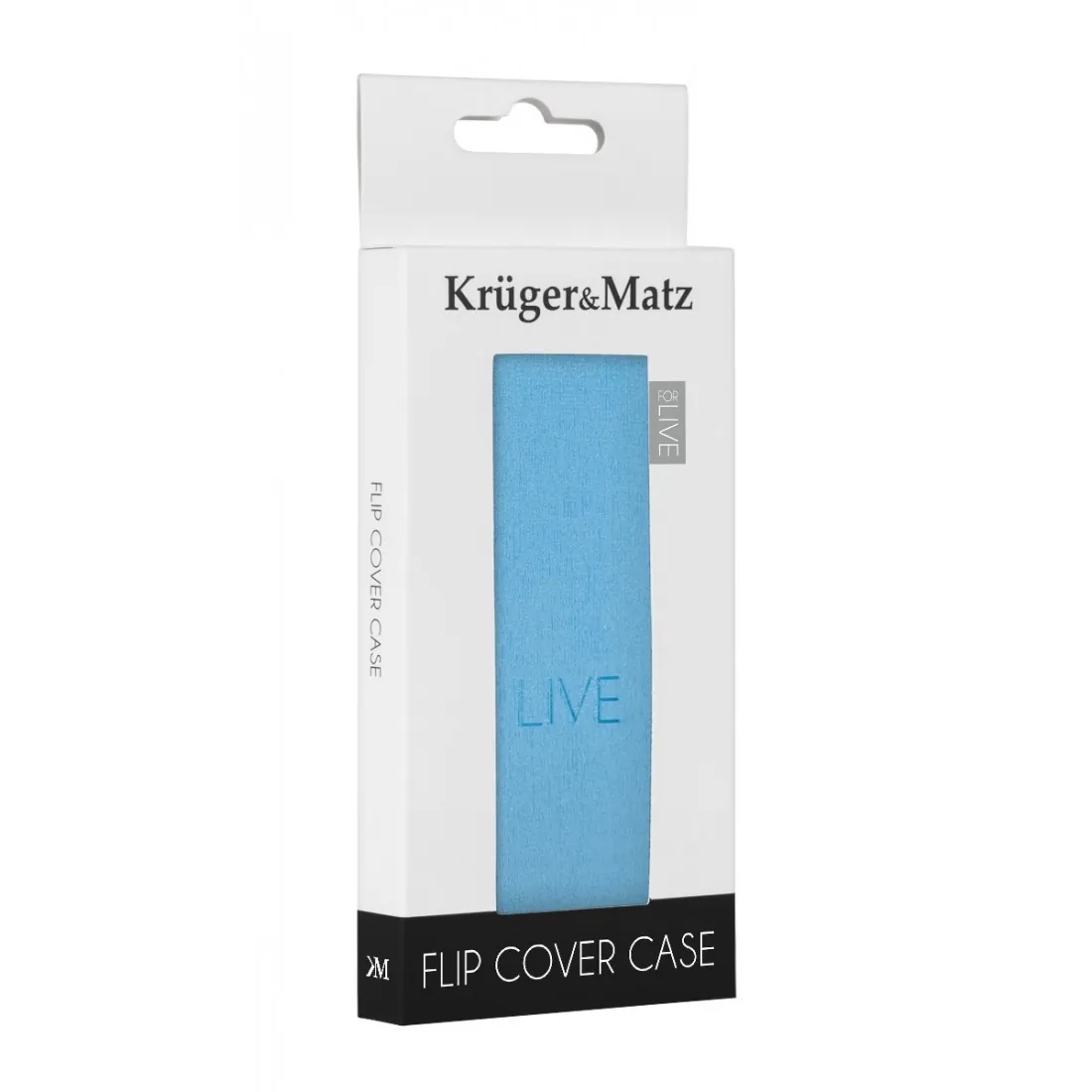 Flip Cover Albastru Live Kruger&Matz