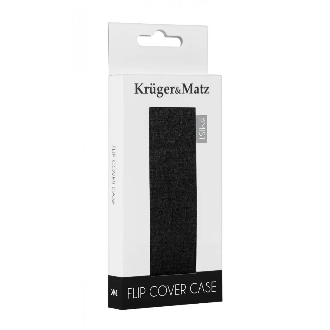 Flip Book Cover Negru Kruger&Matz Mist