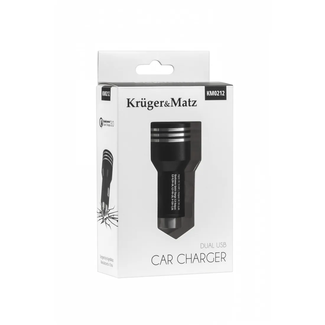 Incarcator Auto 2XUSB Quick Charge 3.0
