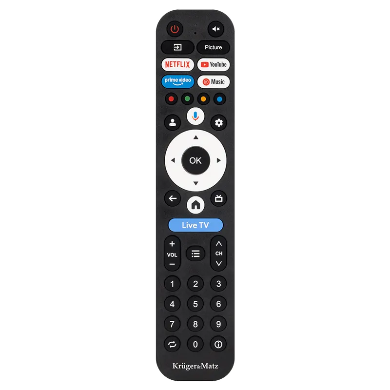 Google Smart TV Qled 75INCH 191CM H265 HEVC Kruger&Matz