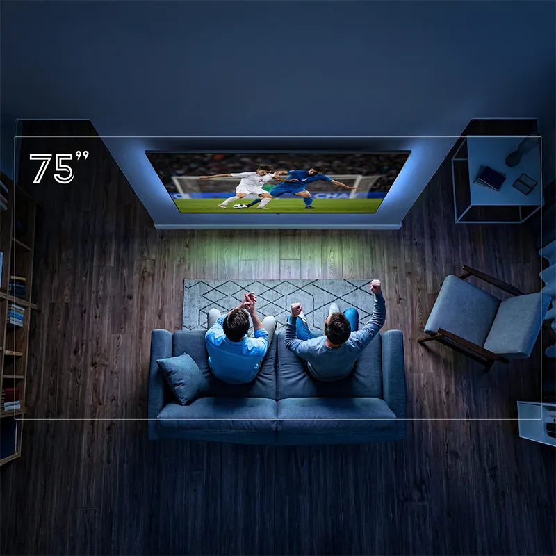 Google Smart TV Qled 75INCH 191CM H265 HEVC Kruger&Matz