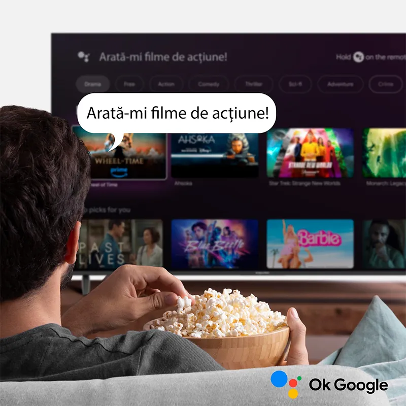 Google Smart TV Qled 86INCH 218CM H265 HEVC Kruger&Matz