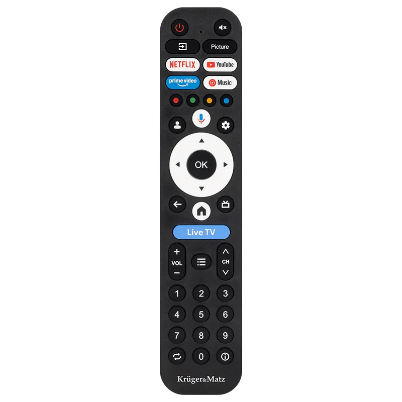 Google Smart TV Qled 86INCH 218CM H265 HEVC Kruger&Matz