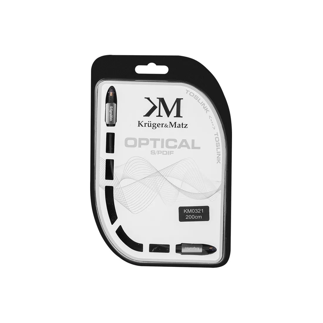 Cablu Optic Toslink-Toslink 2.0M Kruger&Matz