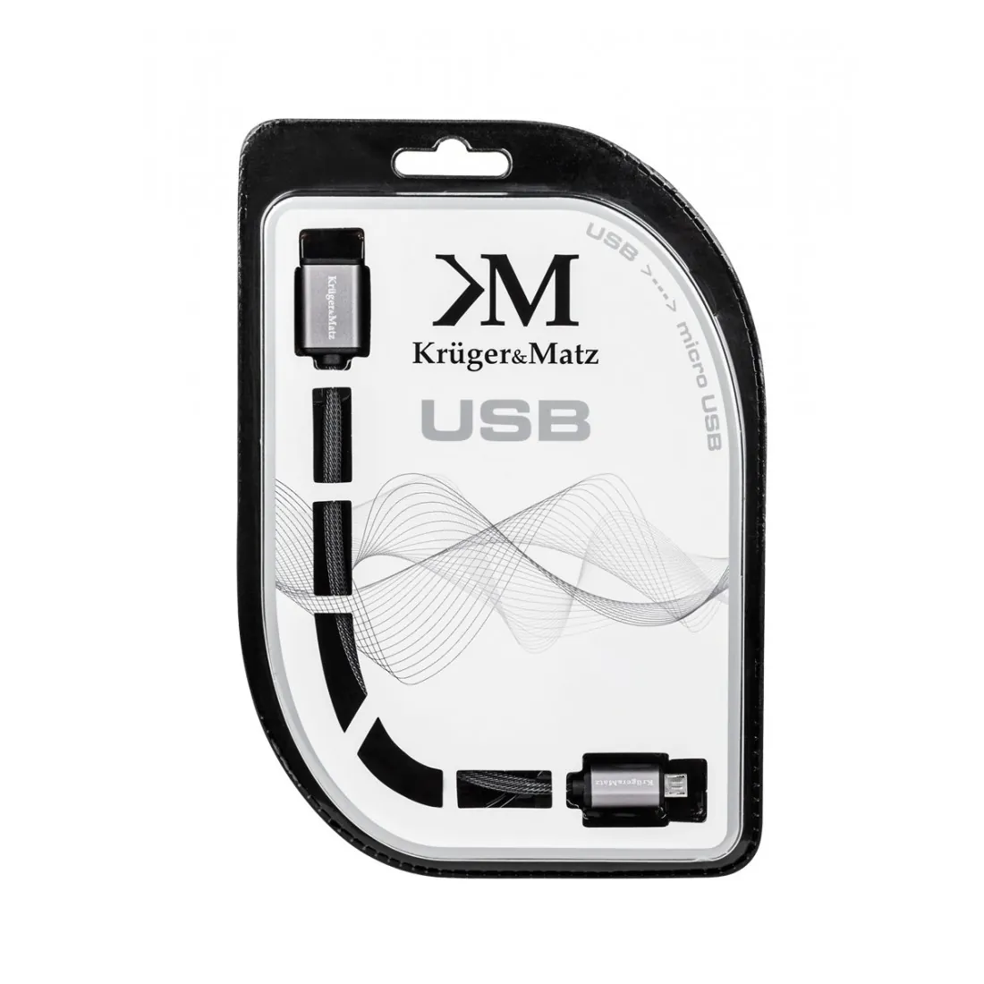 Cablu Prelungitor USB-Micro USB 0.2M Kruger&Matz