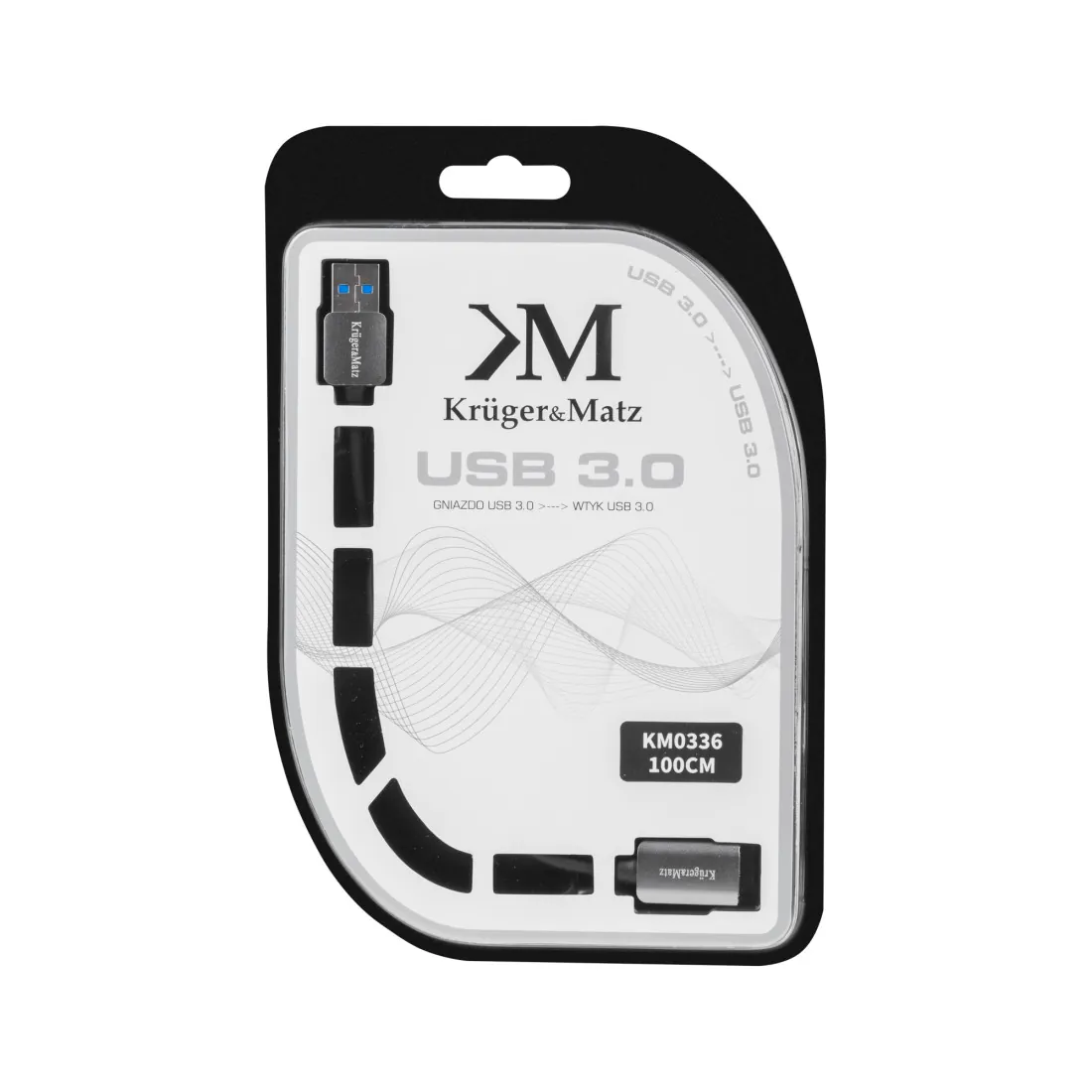 Cablu USB Prelungitor 1M Blister Kruger&Matz