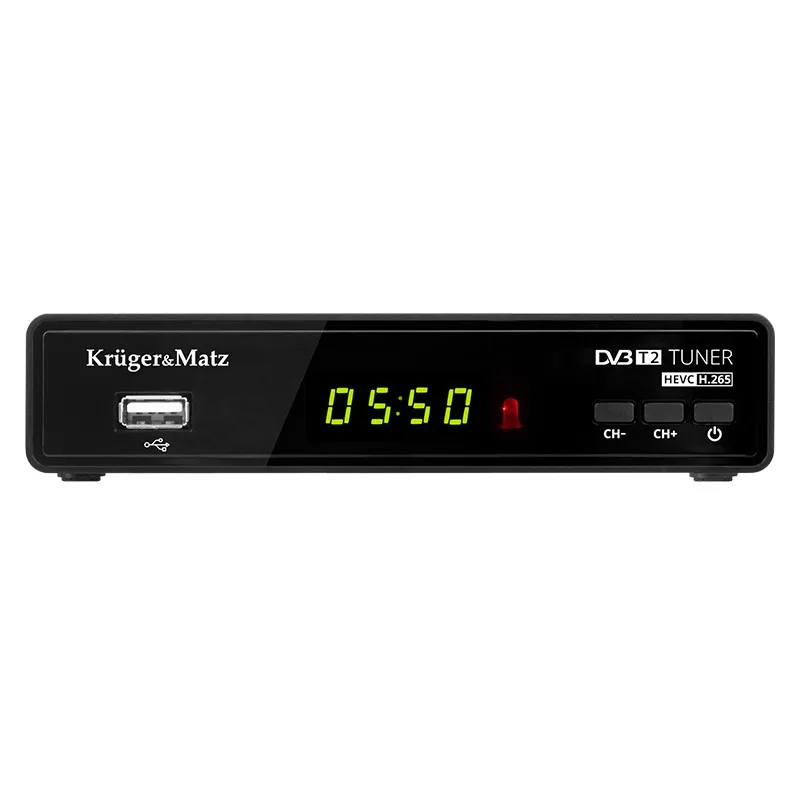 Tuner DVB-T2 H.265 HEVC Kruger&Matz