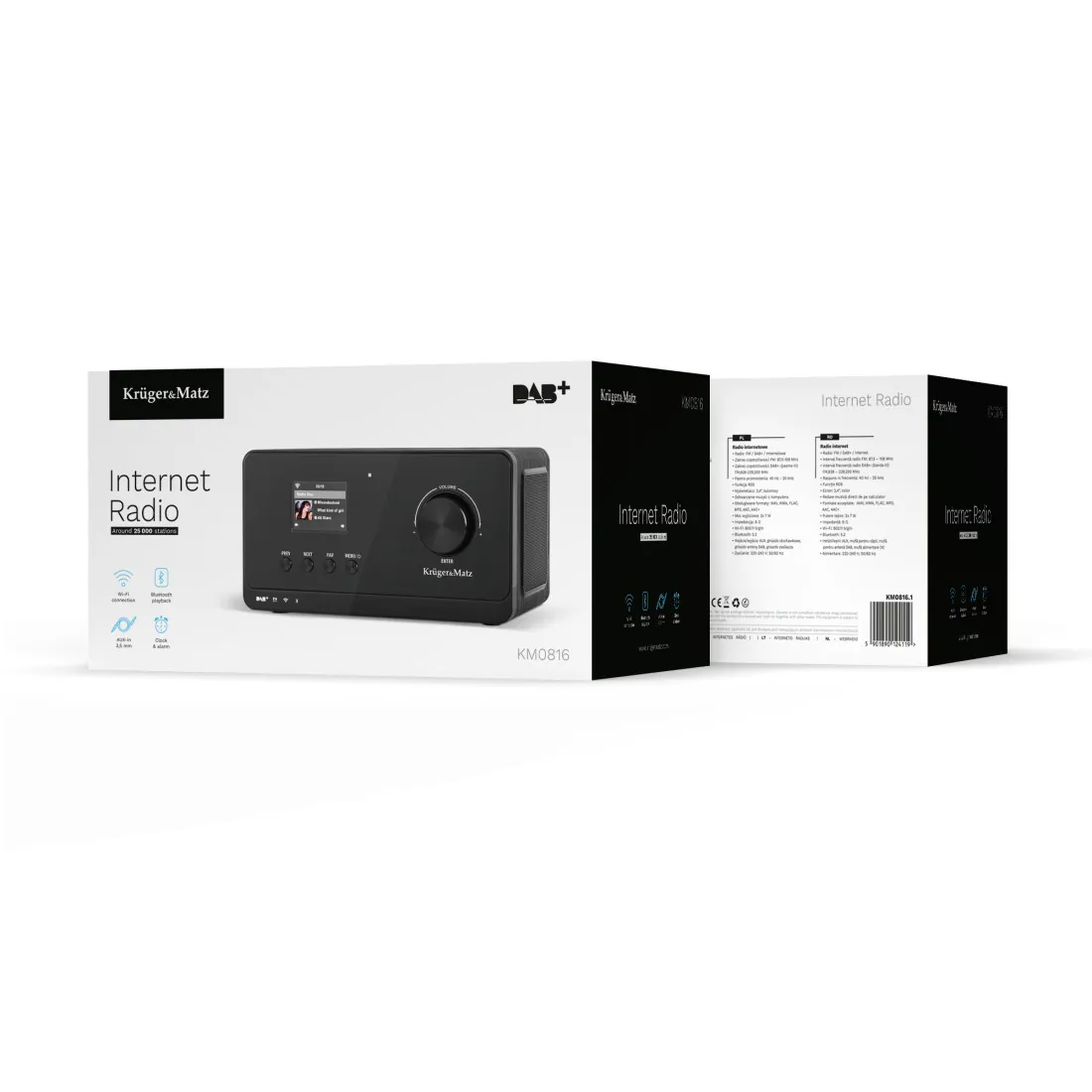 Aparat Radio Internet DAB+ Kruger&Matz