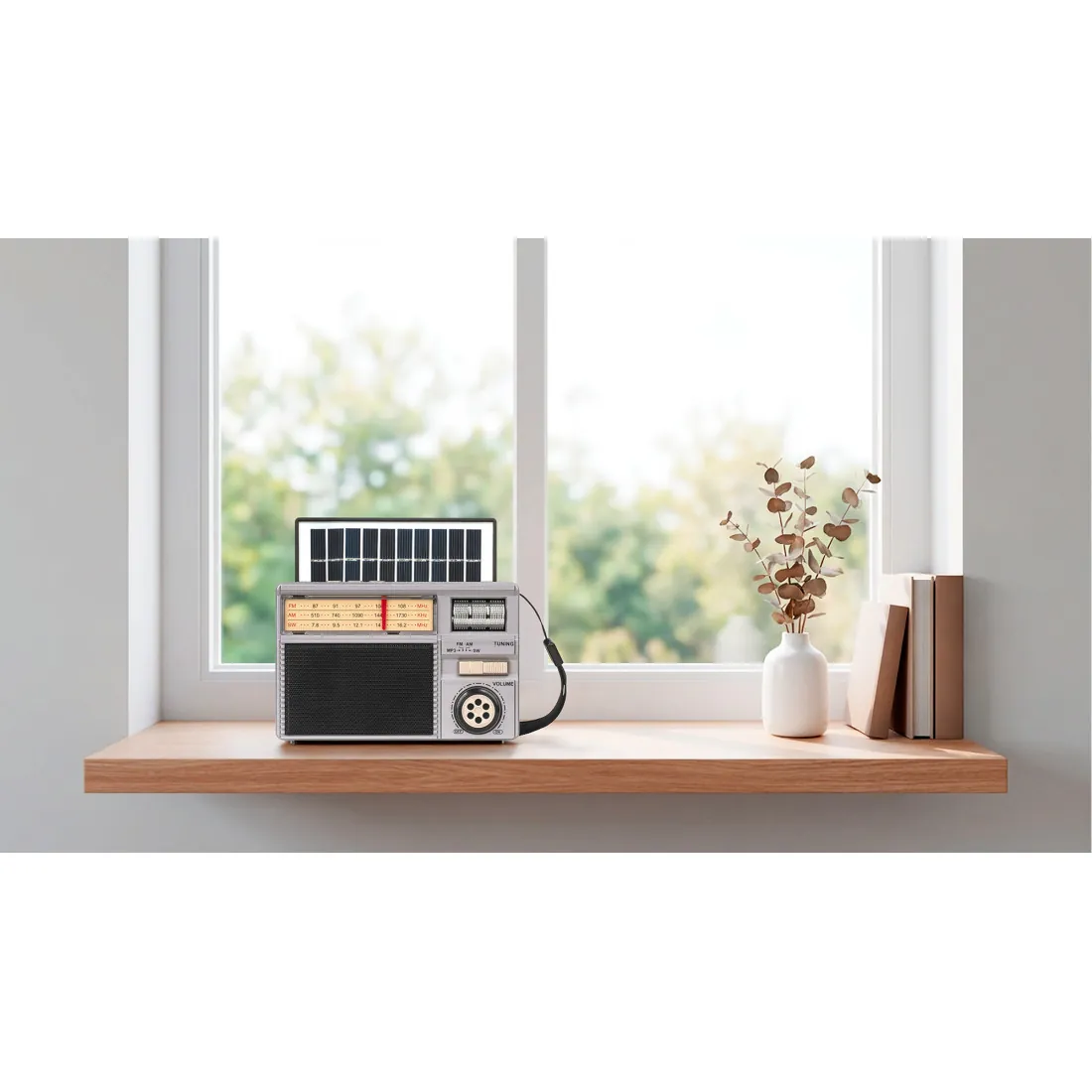 Radio Portabil Analog Incarcare Solara Kruger&Matz