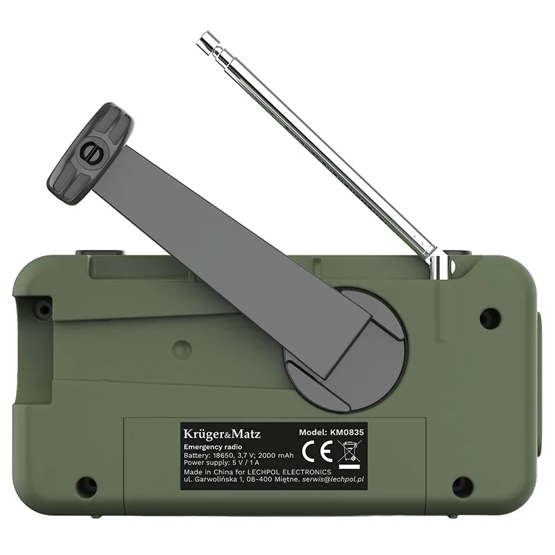 Radio Multifunctional Solar 2000MAH Kruger&MA