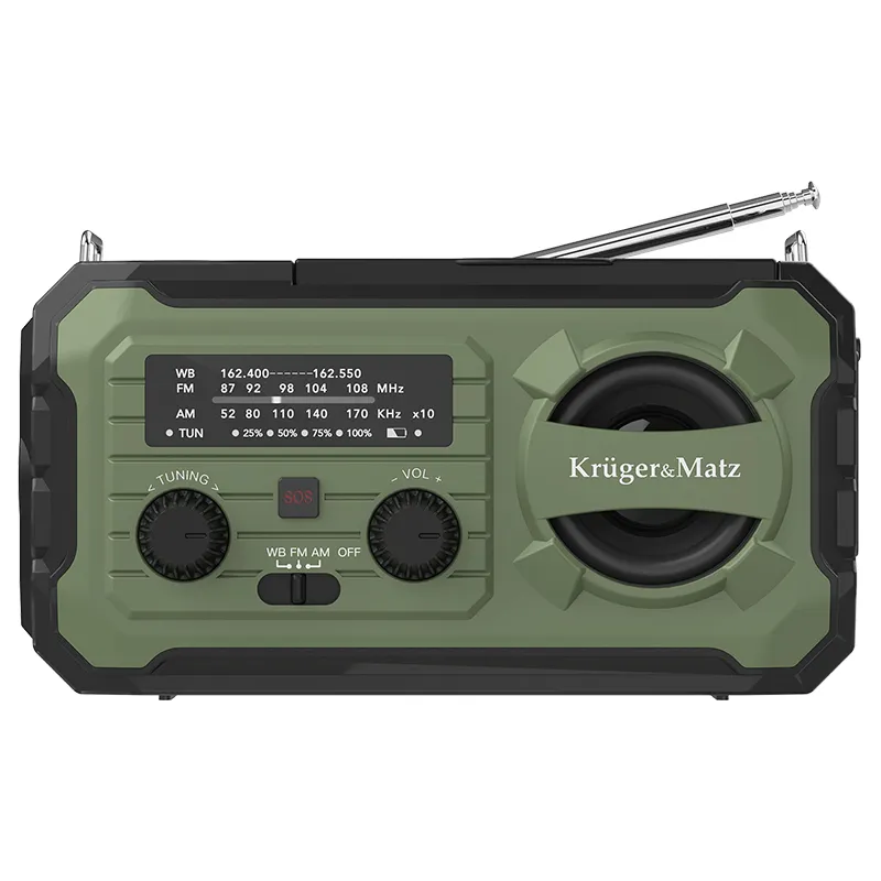 Radio Multifunctional Solar 10000MAH Kruger&MA