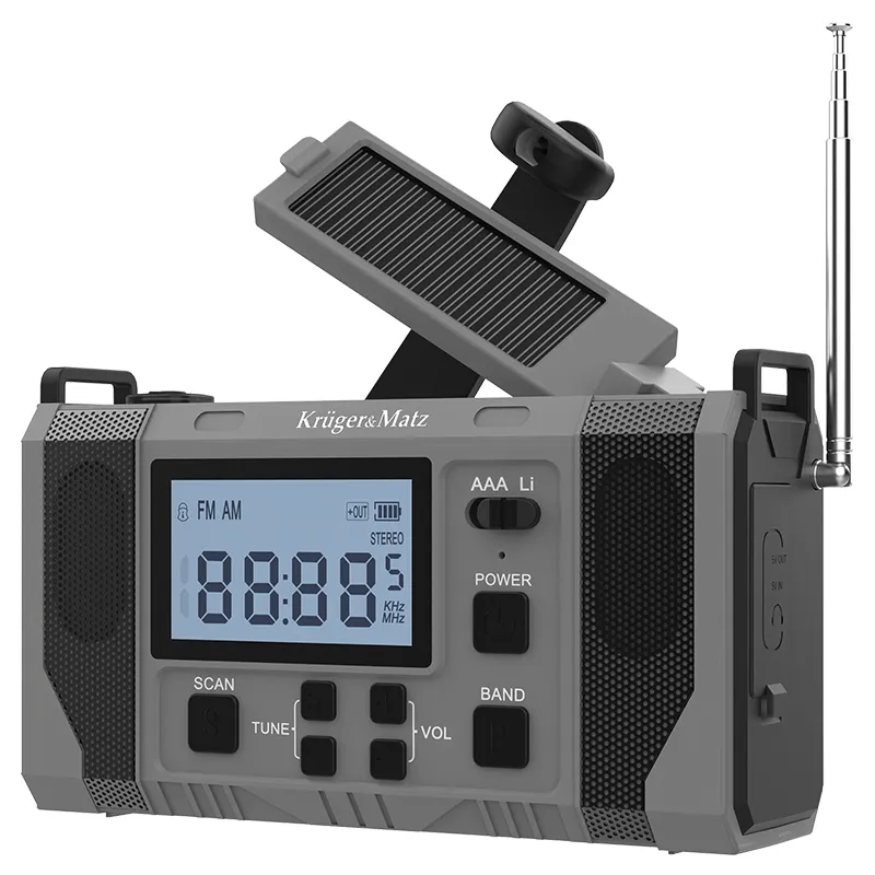 Radio Multifunctional Solar 10000MAH Kruger&MA