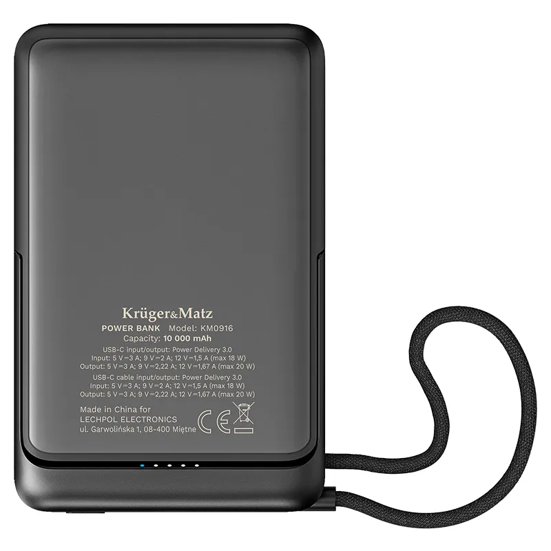 Power Bank 10000 MAH Li-Pol Certified Ccc Asia KM