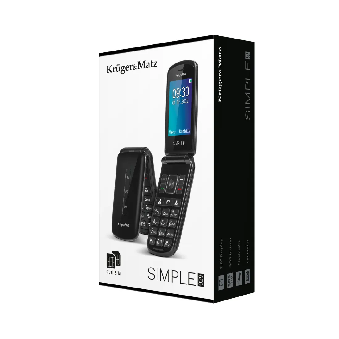 Telefon GSM Seniori 929 Buton SOS Kruger&Matz