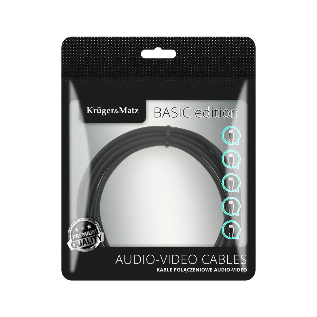 Cablu Jack 3.5 - 2RCA 3M Basic K&M