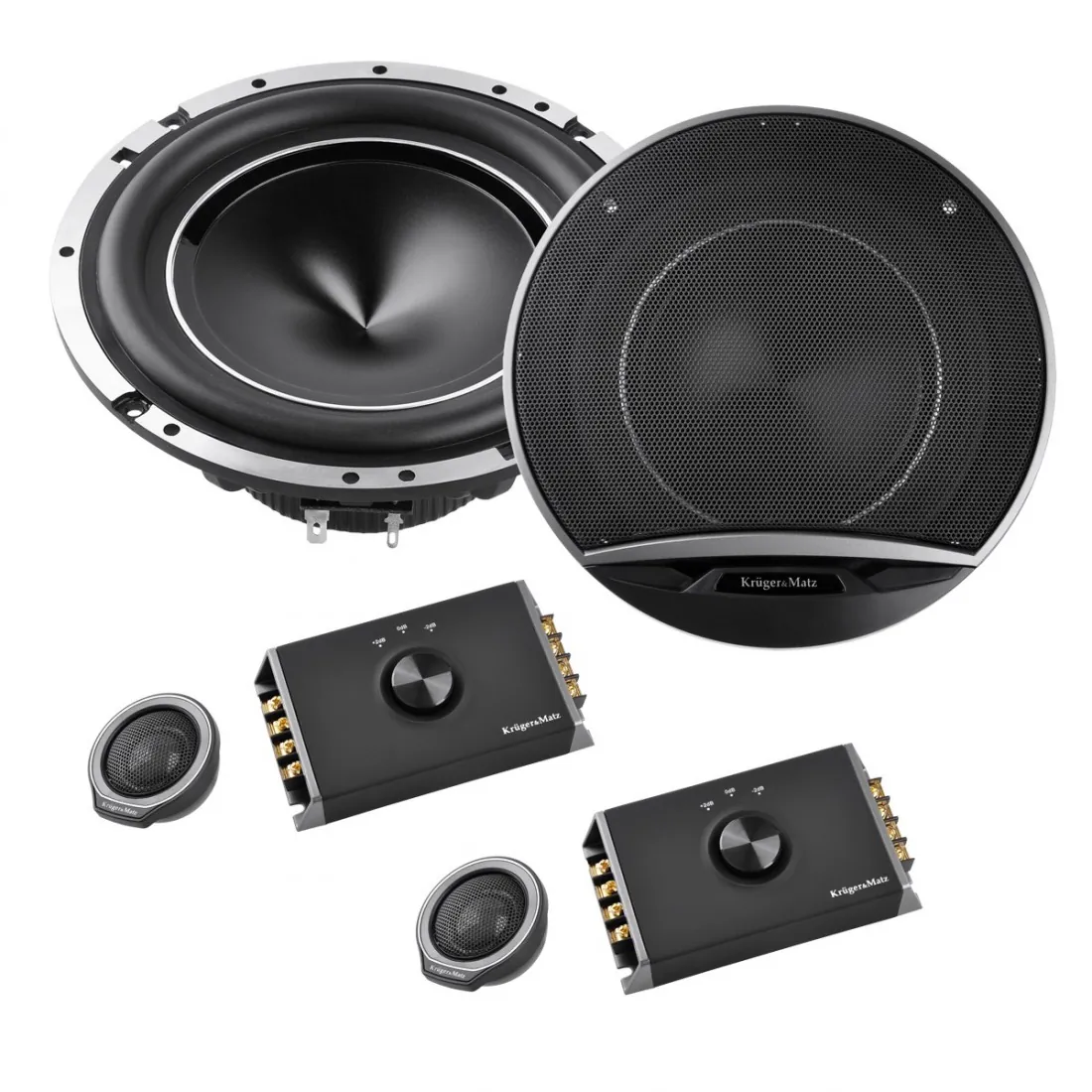 Set Difuzoare Auto 6.5 Inch Tweetere Filtre K&M