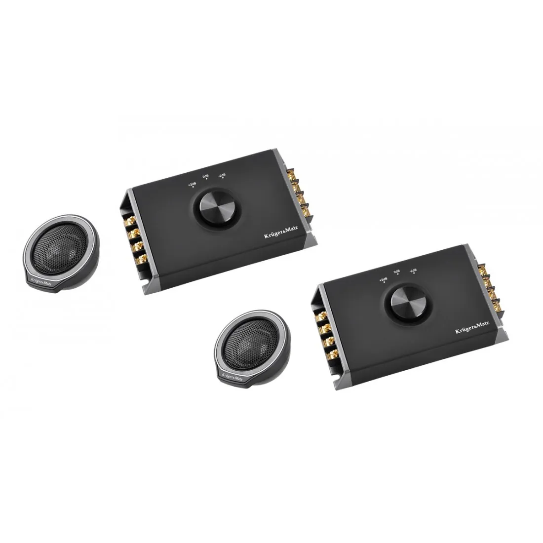 Set Difuzoare Auto 6.5 Inch Tweetere Filtre K&M