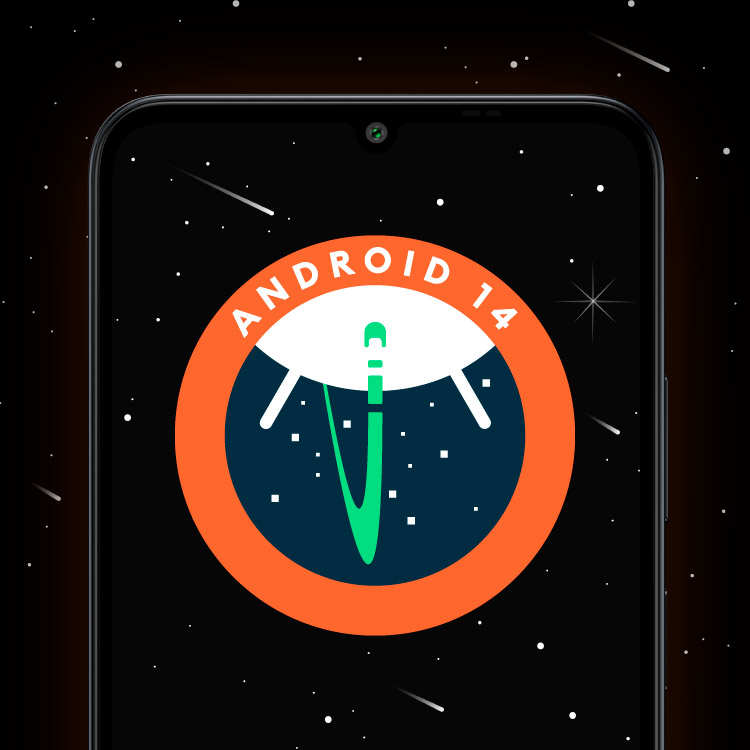 Smartphone cu Android 14