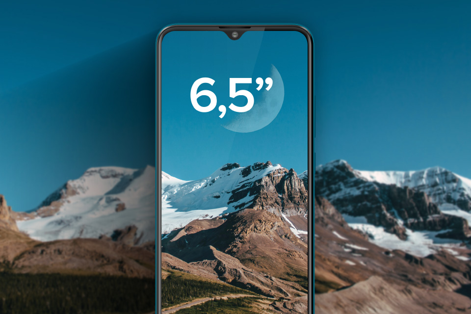 Mai multe posibilitati Smartfon z dużym wyświetlaczem