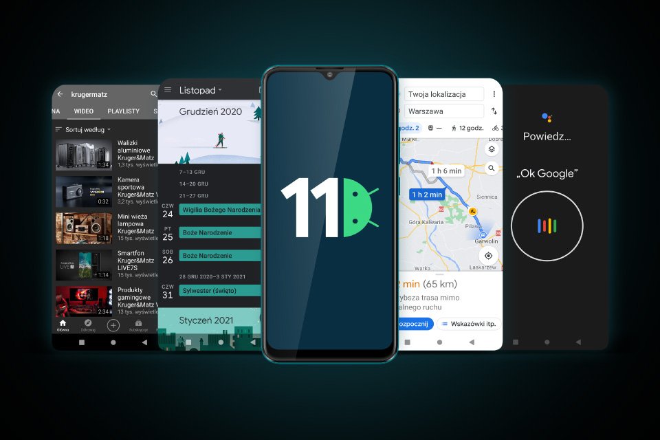 Functionare intuitiva Smartphone cu Android 11