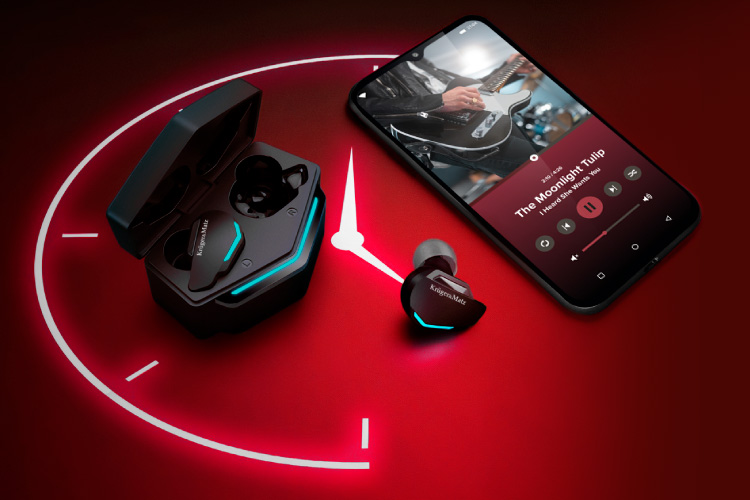 Timp de redare Casti wireless cu microfon