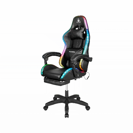Scaun Gaming Gx-150 Negru LED Kruger&Matz