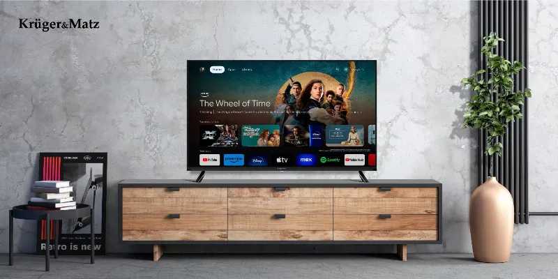 Google Smart TV 40 Inch 101CM H265 HEVC Kruger&Matz
