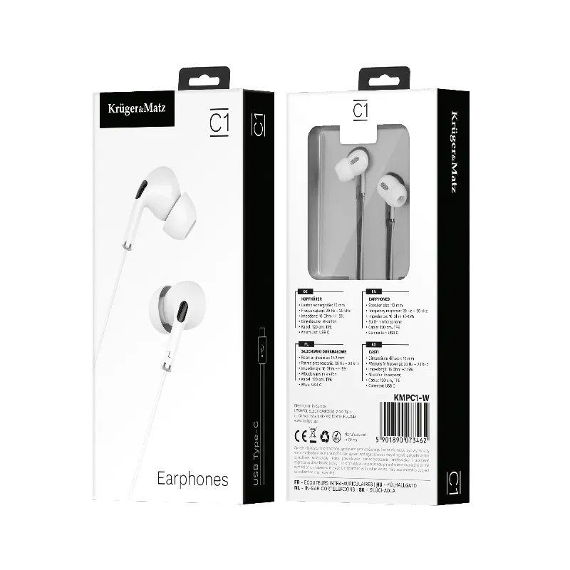 Casti in-Ear cu Microfon Kruger&Matz