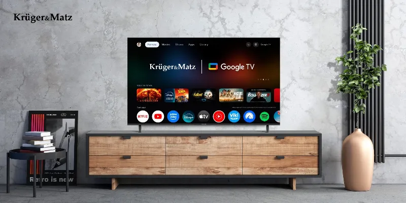 Google Smart TV 5.0 55 inch 141CM Ultrahd 4K Kruger&Matz
