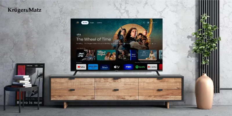 Google Smart TV 65 Inch 163CM Ultrahd 4K Kruger&Matz