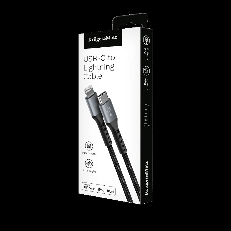Cablu USB Tip C - Lightning C94 Mfi 1M Kruger&Matz