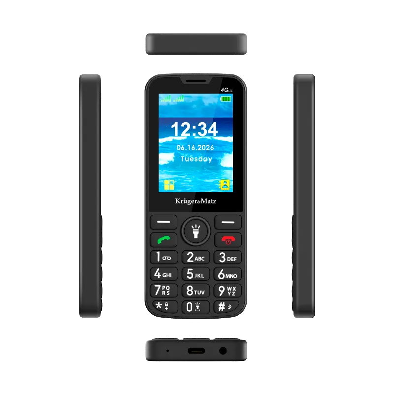 Telefon GSM Seniori 4G Buton SOS Kruger&Matz