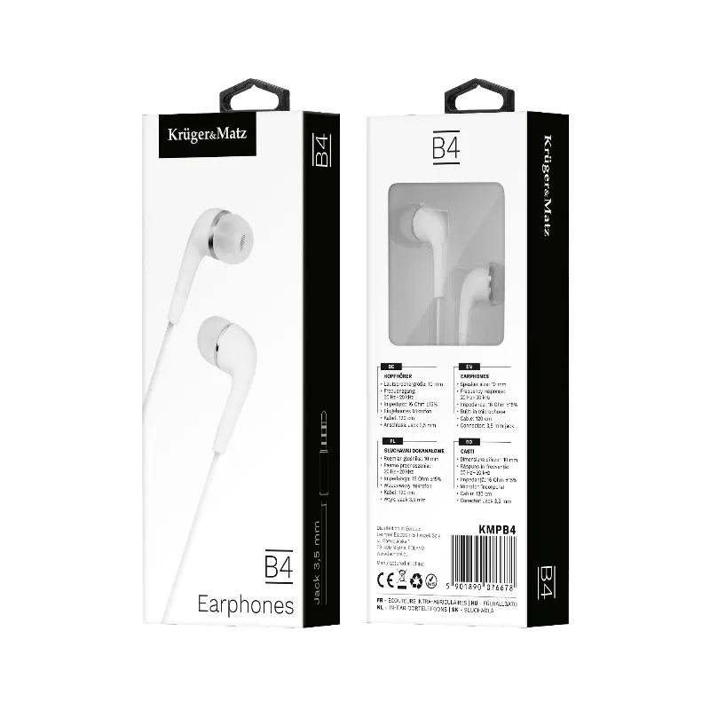 Casti in-Ear cu Microfon Kruger&Matz