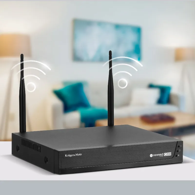 Set NVR Supraveghere Video Wifi 4 Camere Tuya Wi-Fi 6