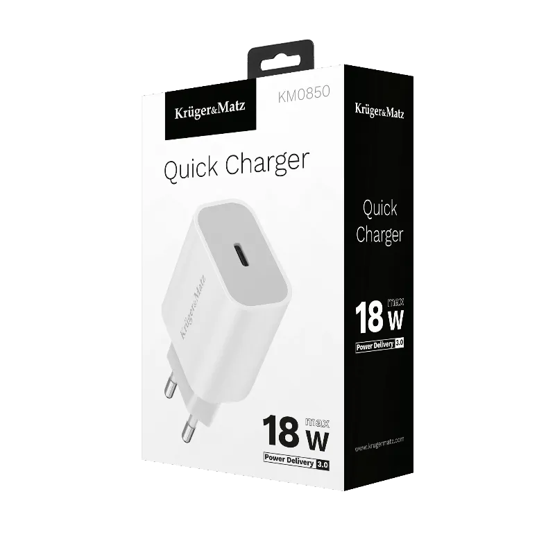 Incarcator Retea Power Delivery 3.0 18W Kruger&Matz