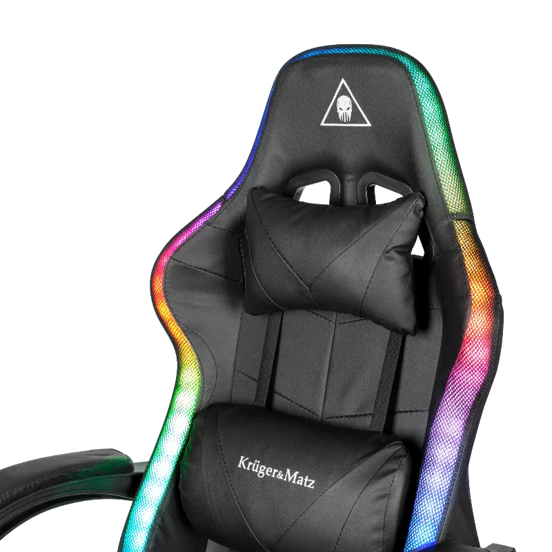 Scaun Gaming Gx-150 Negru LED Kruger&Matz