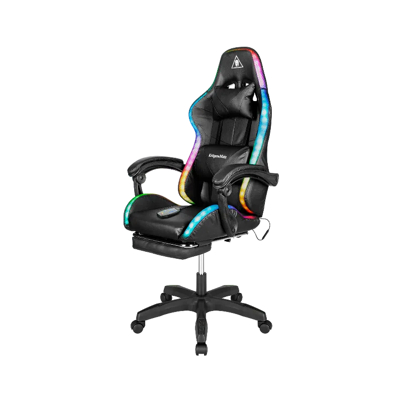 Scaun Gaming Gx-150 Negru LED Masaj Kruger&Matz