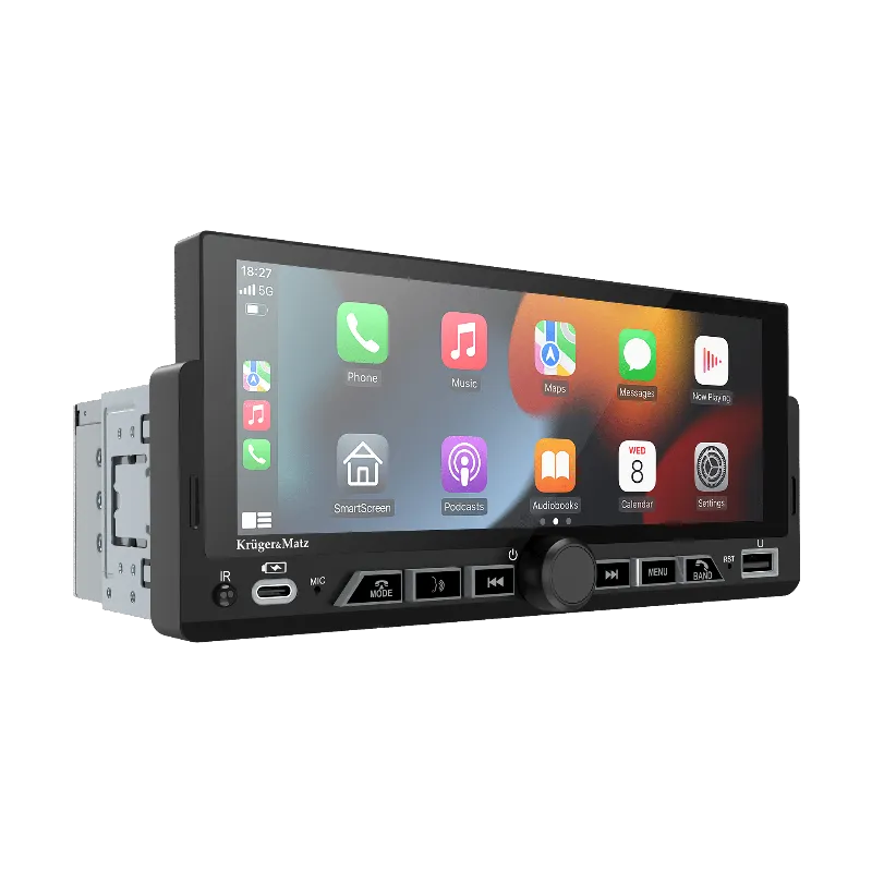 Player Auto 1 din 4X60W Carplay Androidauto Kruger&Matz