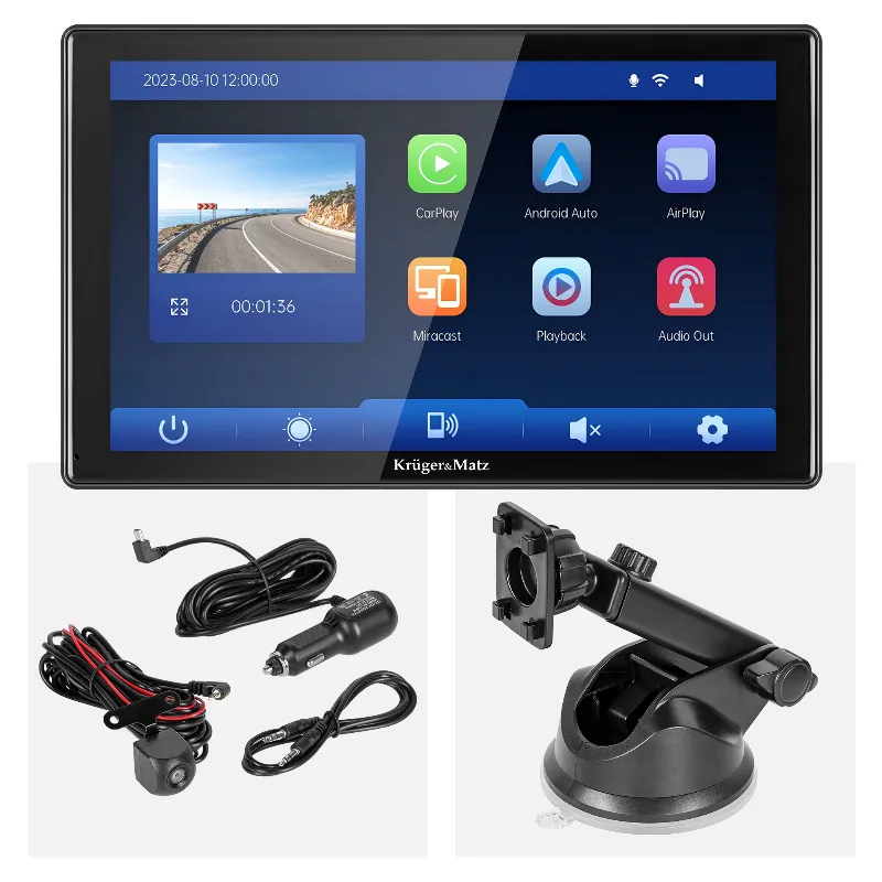 Statie Multimedia Android Auto Apple Car Kruger&Matz